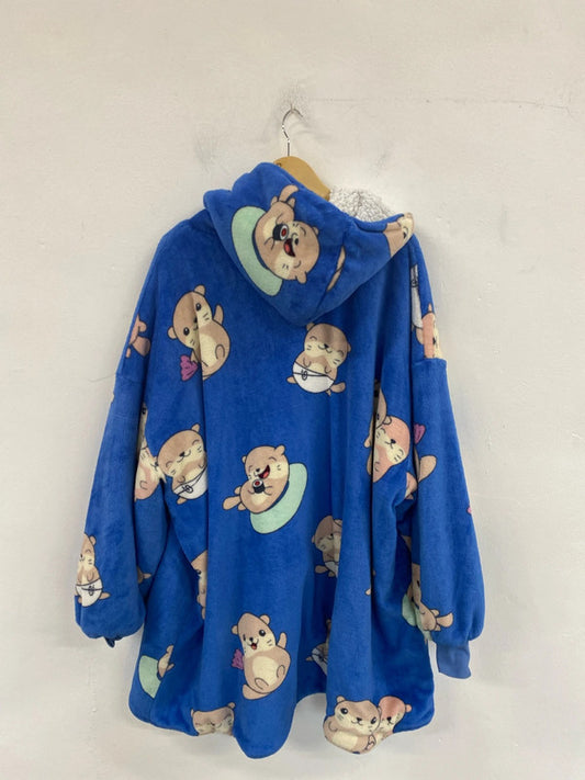 The Oodie Adorable Blue Otters Oodie One Size SR006