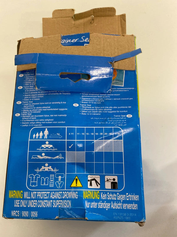 Fabulous Zoggs Trainer swimming ring seat age 0-12 months AL002