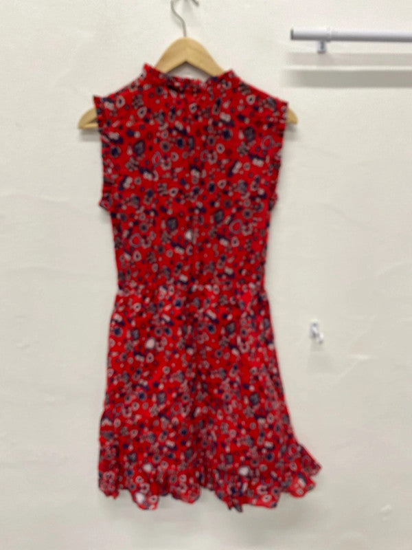 Absolutely stunning & other stories spanish red paisley dress Uk8 SN002