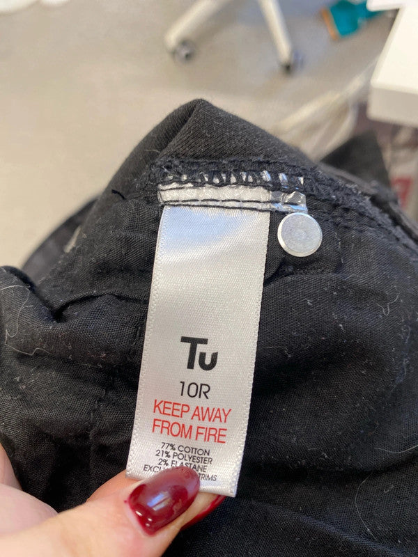 Lovely tu casual black jeans UK 10 r SW001