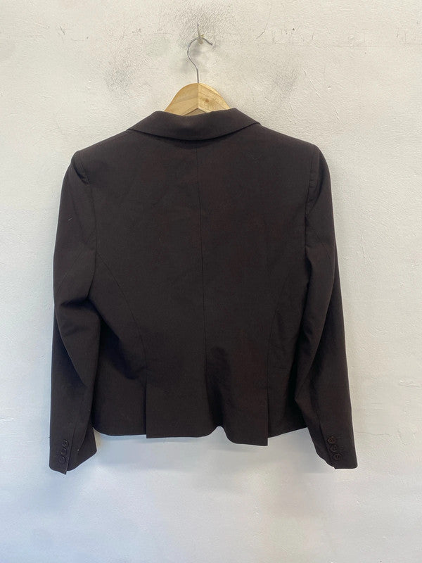 Stunning oasis brown blazer UK 16 MW001