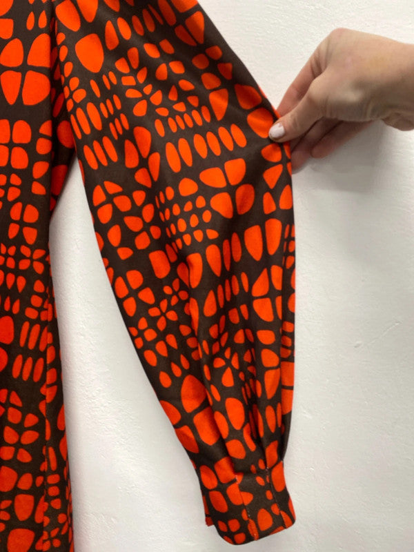 Fabulous Handmade 1960’s Midaxi retro mod dress uk10/12 EC003