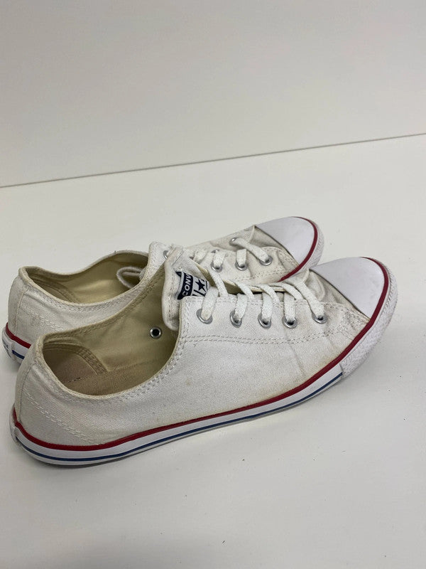 Fabulous Converse white flats UK6 classic pumps RF001