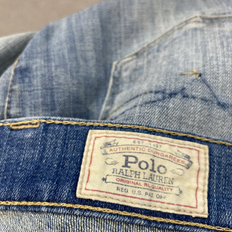 Lovely Ralph Lauren Polo Distressed Blue Jeans W 29 JB001