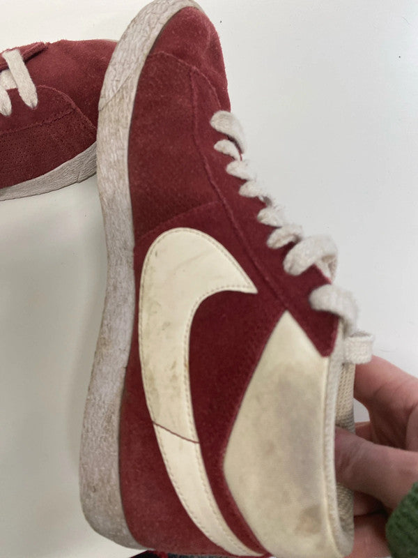 Fab Nike Blazer high top in Varsity red UK6.5 classics KD001