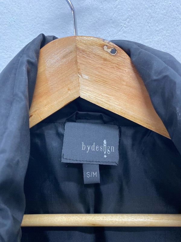 Lovely by design black puffer gilet UK s/m JB005