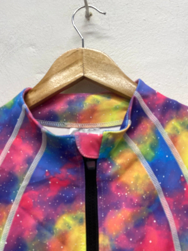 Fabulous Lucy Locket Loves activewear space neon jacket UkS 10/12 MA003