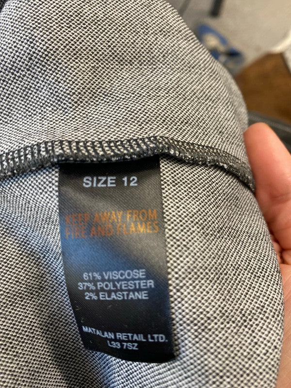 Fab formal pinstripe dress from Et Vous UK12 AO001