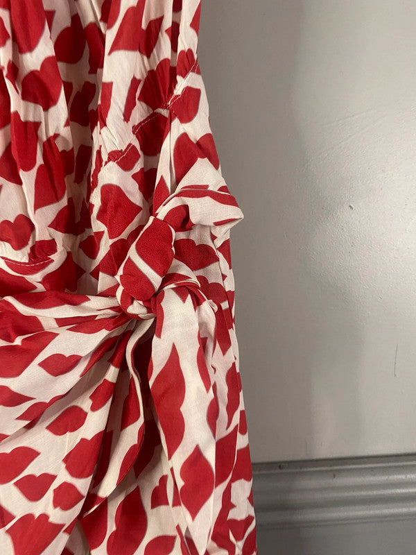 Fabulous Rare Adriana Degreas Mini beach wrap Dress UkM LG005