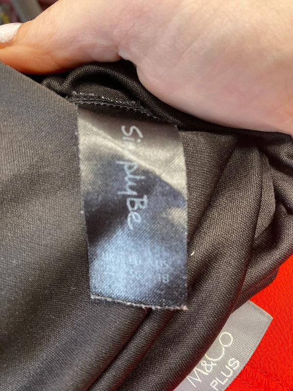 Fabulous Duo of summer basic tops Uk22 simply be & M&co #3 YM001