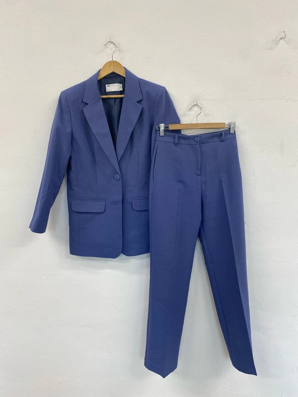 Asos Chic Dusty Blue Suit Set UK 4 MS002