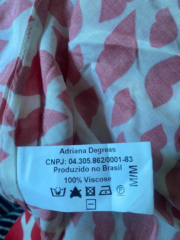 Fabulous Rare Adriana Degreas Mini beach wrap Dress UkM LG005