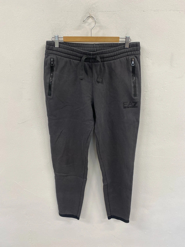 Classic Emporio Armani grey tapered leg joggers M CR002