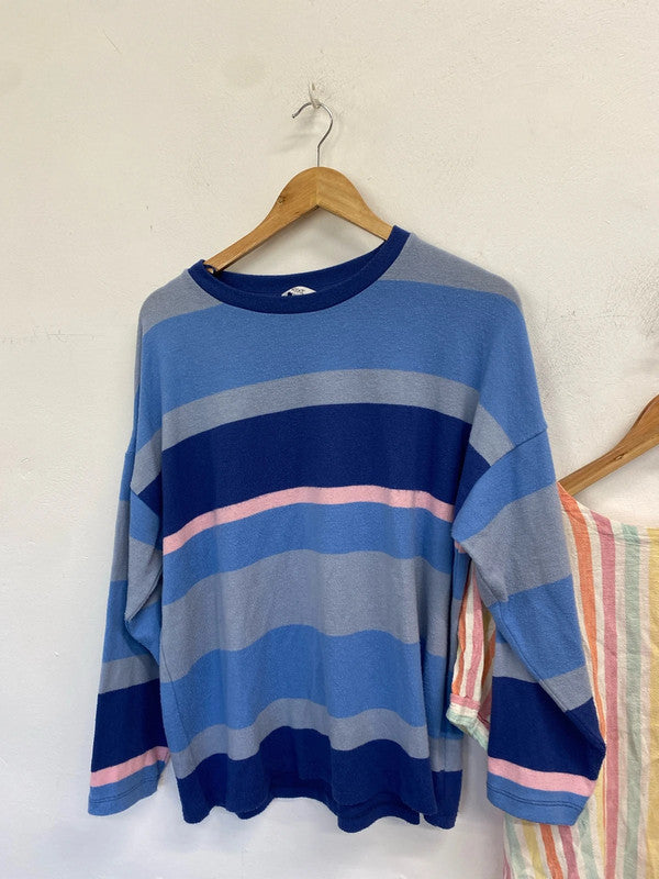 Stunning duo of stripy tops spring vibe next crew clothing company UK 14 KM005 #3