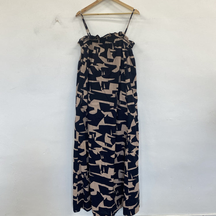 Essential Antwerp Bokchoy Cotton Maxi Dress NWT UK 12 JP001