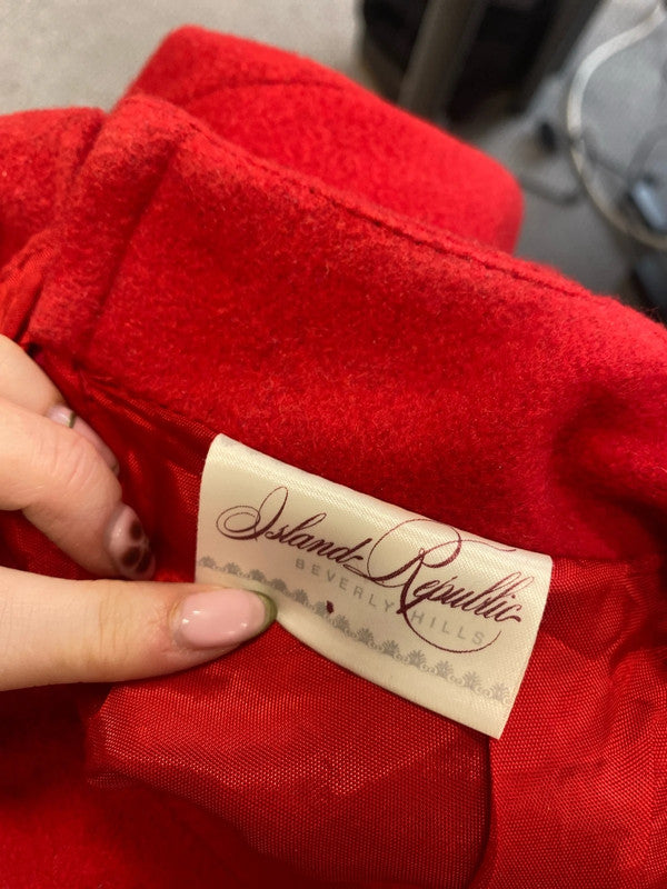 Lovely vintage island republic wool blend midi skirt UK 10 MM005