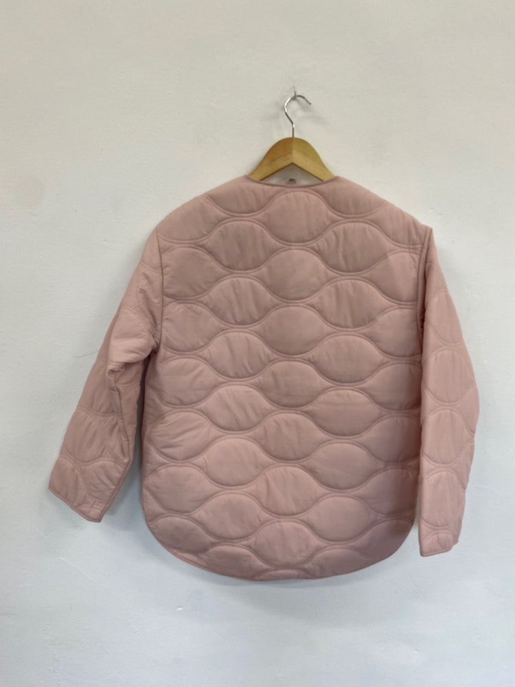 Amazing PER UNA quilted Puffer Jacket UK6 Pink Oversized HT149