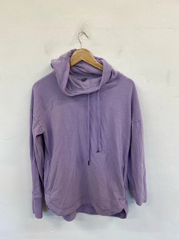 Sweaty Betty Fabulous Lilac Hoodie Size S JM005