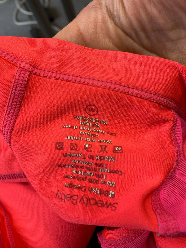 Fabulous Neon Coral sports bra from Sweaty Betty UkM NN001