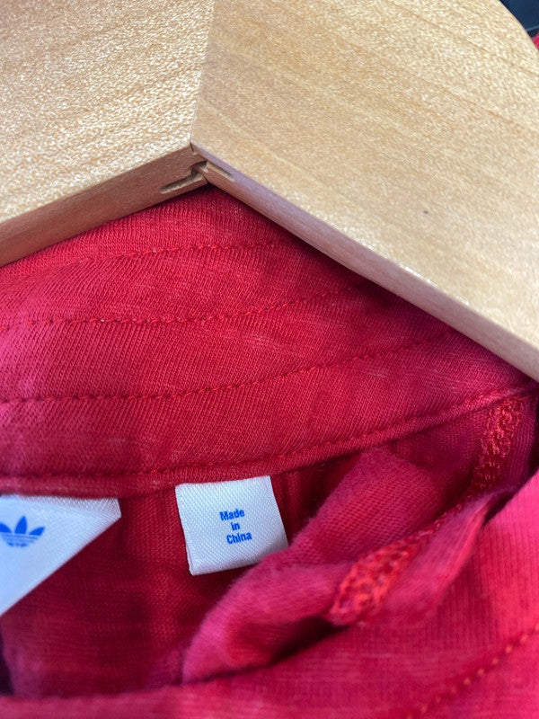 Fabulous Adidas 1990’s red tank top ladies Uk8 GK002