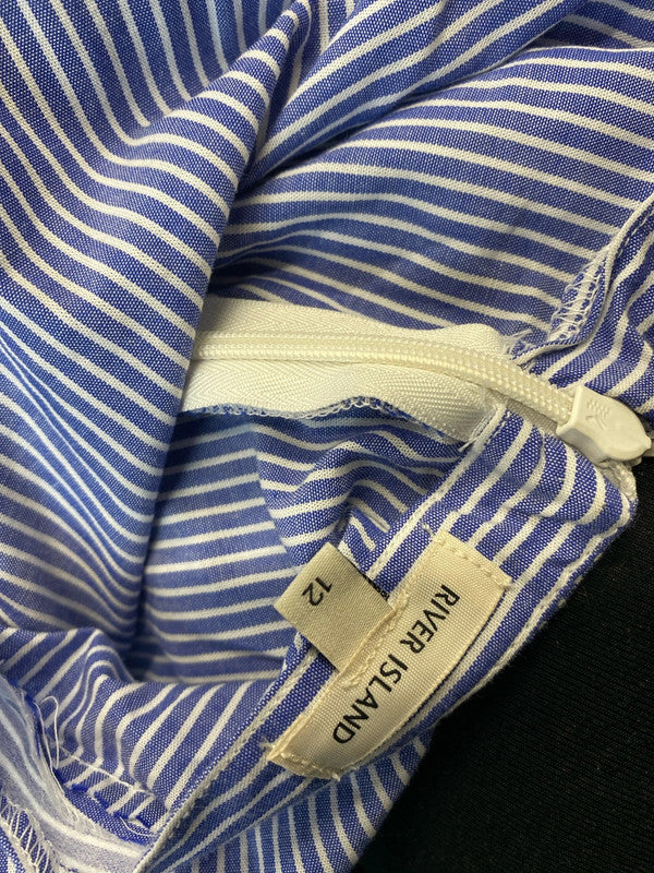 Fabulous Striped nautical Playsuit summer essential Uk12 River Island JB001