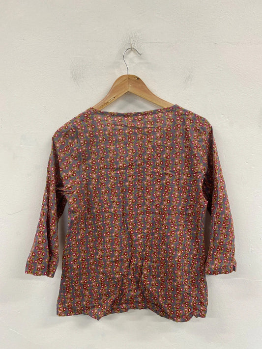 Seasalt Cornwall Chic Floral Blouse UK 12 MM005