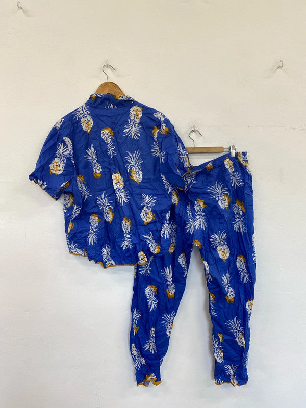 Cyberjammies Fabulous Sierra Blue Tropical Pyjamas UK 22 LK006