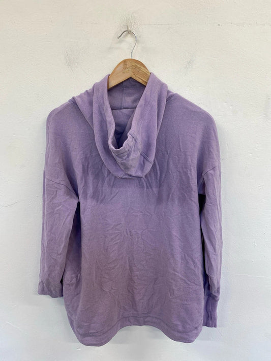 Sweaty Betty Fabulous Lilac Hoodie Size S JM005
