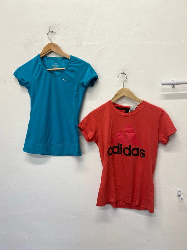 Fab duo of gym tops women’s UkXS or teenagers summer basics #5 GK002