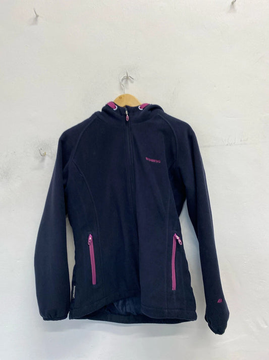 Fabulous Skogstad lined fleece jacket super cosy Uk12 navy SG090