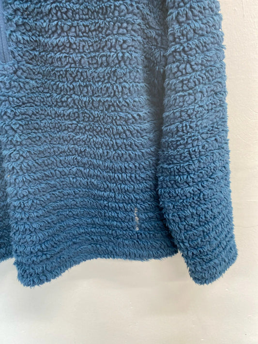 Fabulous craghoppers blue fleece jumper 1/4 zip UK 14 SG090