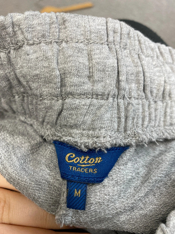 Lovely cotton trades duo of wide leg joggers grey UK M SD001