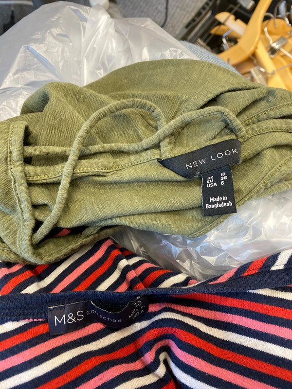 Fab duo of tank tops M&S & New Look summer wardobe classic #52 LD003