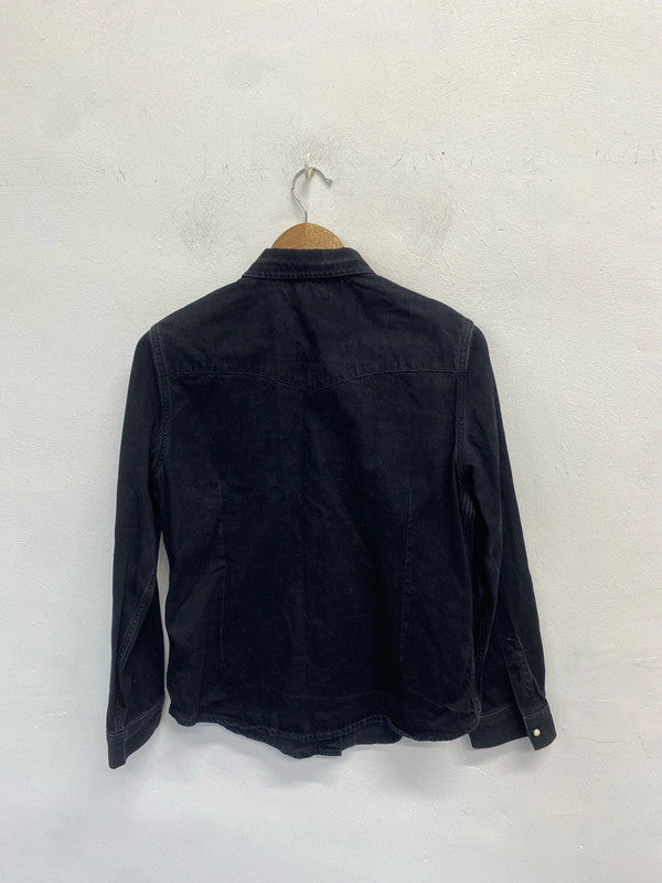 Stunning allsaints hazel coated shirt UK 12 SS002