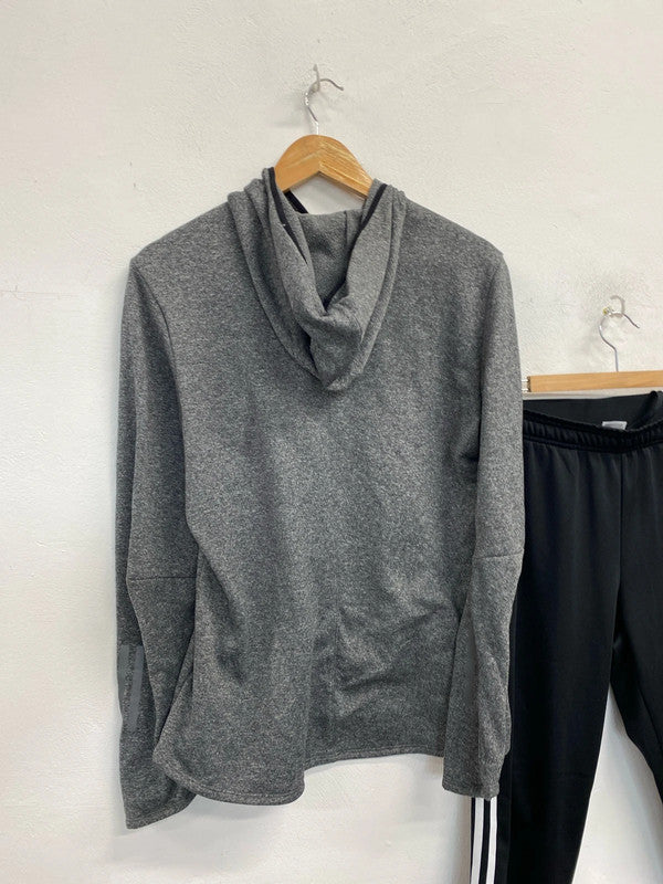 Fab Adidas Gym training Joggers & Hoodie Ladies Uk10/12 #4 SG090