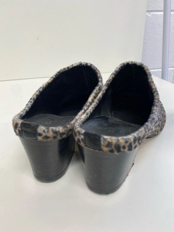 Fabulous Carvela Leopard print mule block heel UK3 SS002