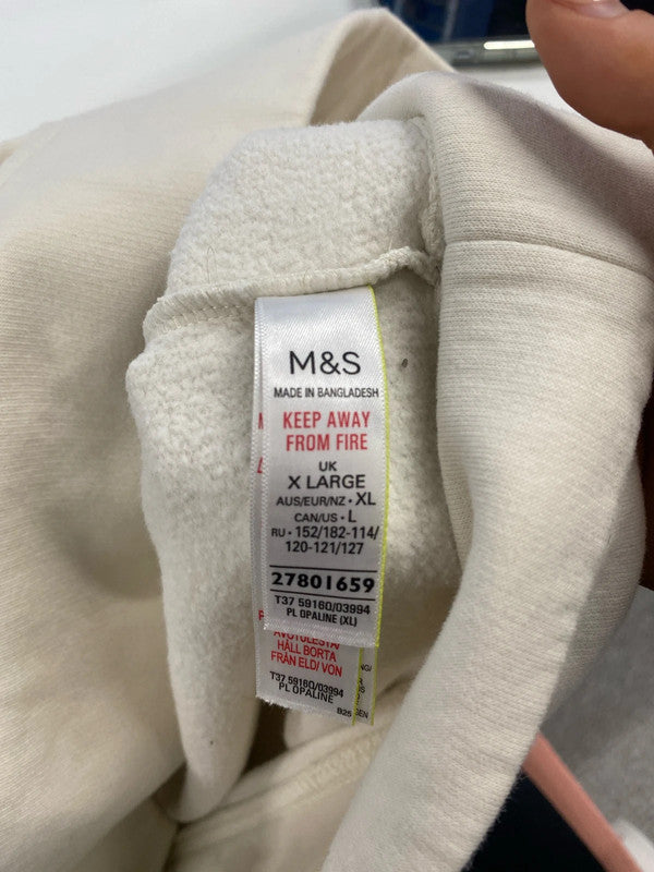 Cosy M&S cream Rosie jumper uk 14 VW001