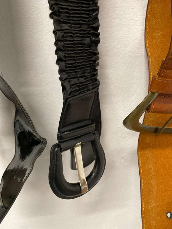 Fabulous Bundle of Y2K belts #59 large buckles size 16-20 NC001