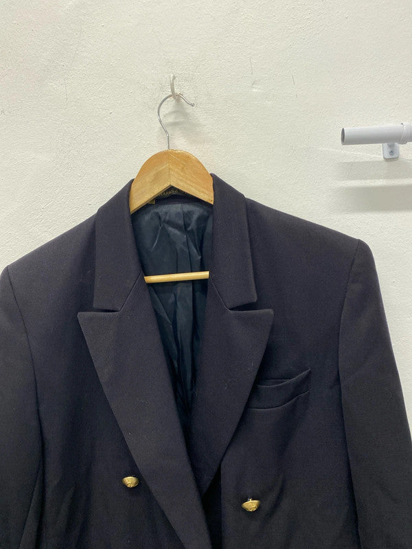 Fabulous Classic 1990’s Navy longline blazer Uk12 MM005