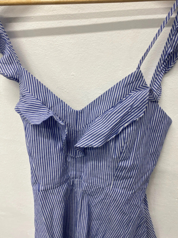 Fabulous Striped nautical Playsuit summer essential Uk12 River Island JB001