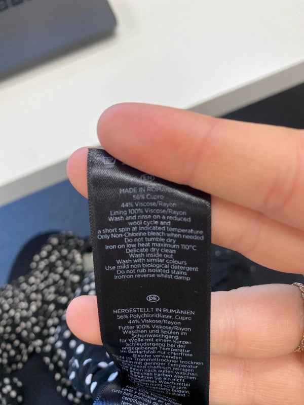 Fabulous Hobbs polka dot wide leg bottoms uk 8 KD001