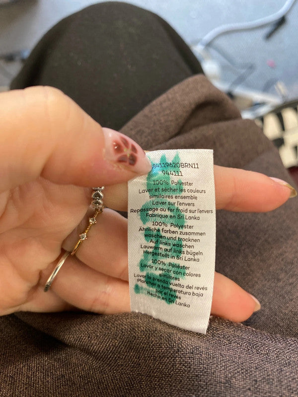 Lovely bonmarche brown straight leg trousers UK 12 IM001