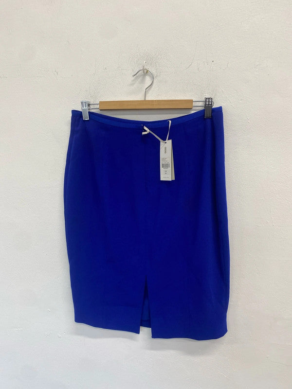 Stunning cobalt blue pencil skirt UK 12 nwt LW005