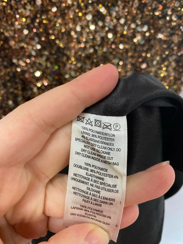 French Connection Stunning Beaded Sheath Mini Dress UK 6 KM004