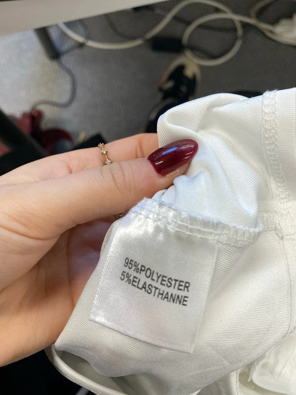 Lovely Karen Millen white bodysuit UK 12 LN001