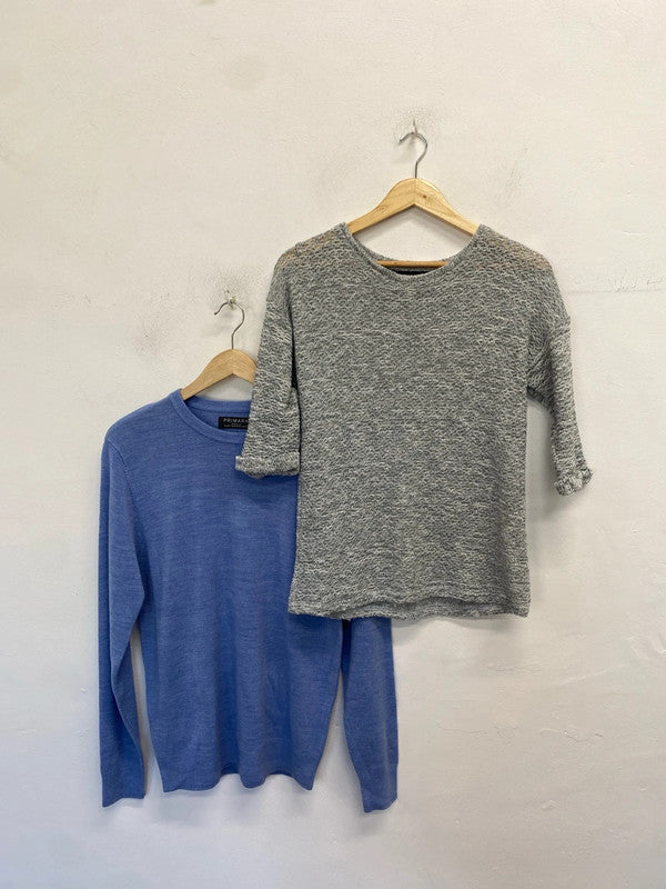 Lovely duo of knit jumpers Primark Dorothy Perkins uk 6 GK002 #7