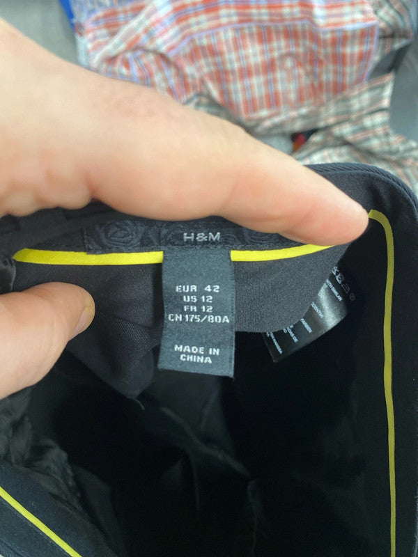 Classic duo of black trousers 16 H&M tuxedo #21 KM003