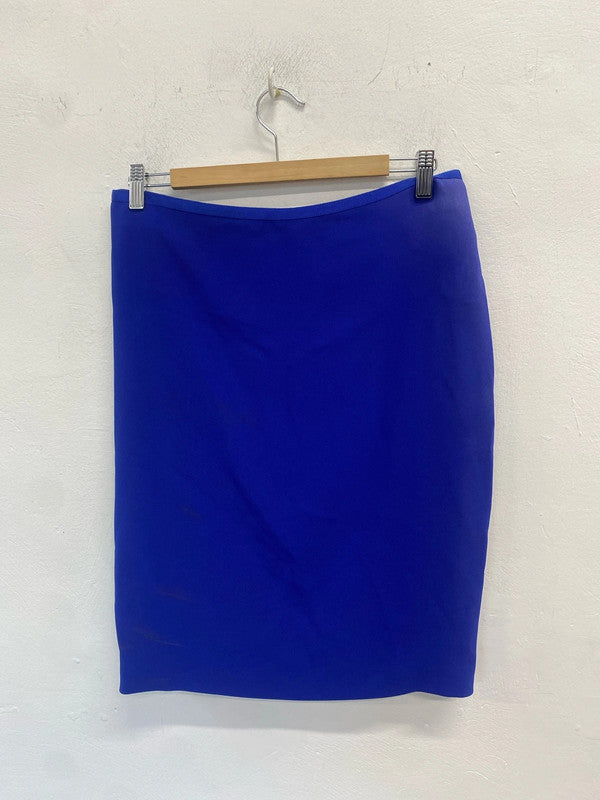 Stunning cobalt blue pencil skirt UK 12 nwt LW005