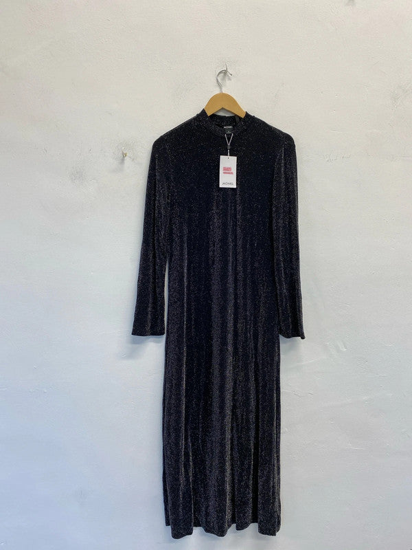 Fabulous Monki Evior sparkly maxi jumper dress UkM New JR001