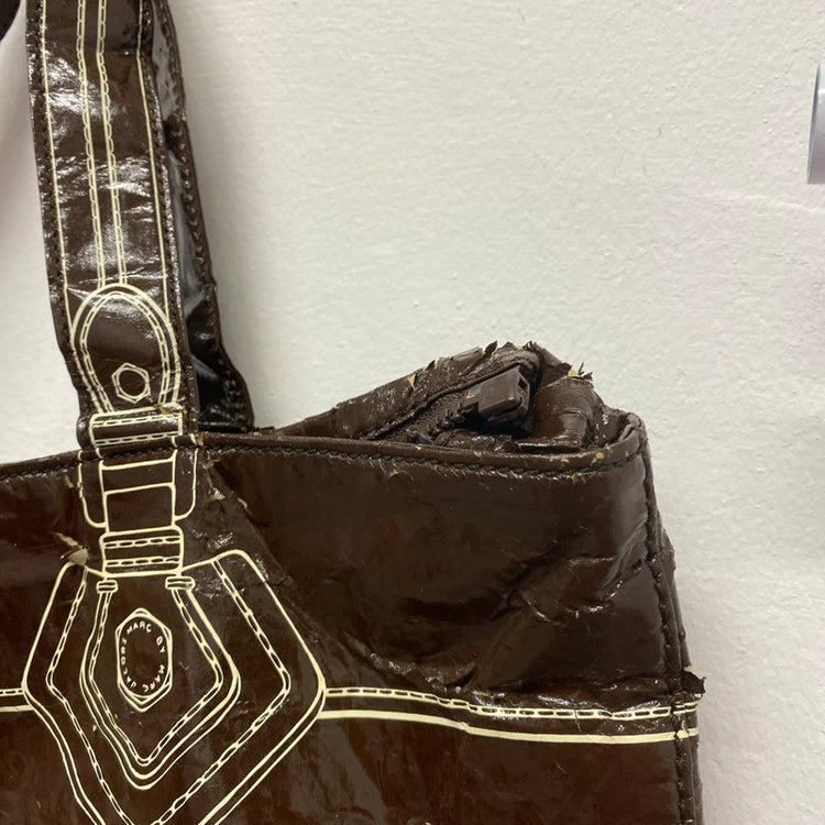 Fabulous Vintage Brown shopping bag Marc by Marc Jacob’s NS003